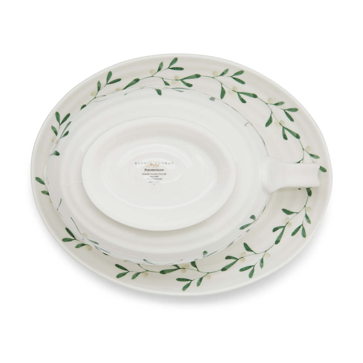 Sophie Conran Mistletoe Sauce Boat & Stand image number null